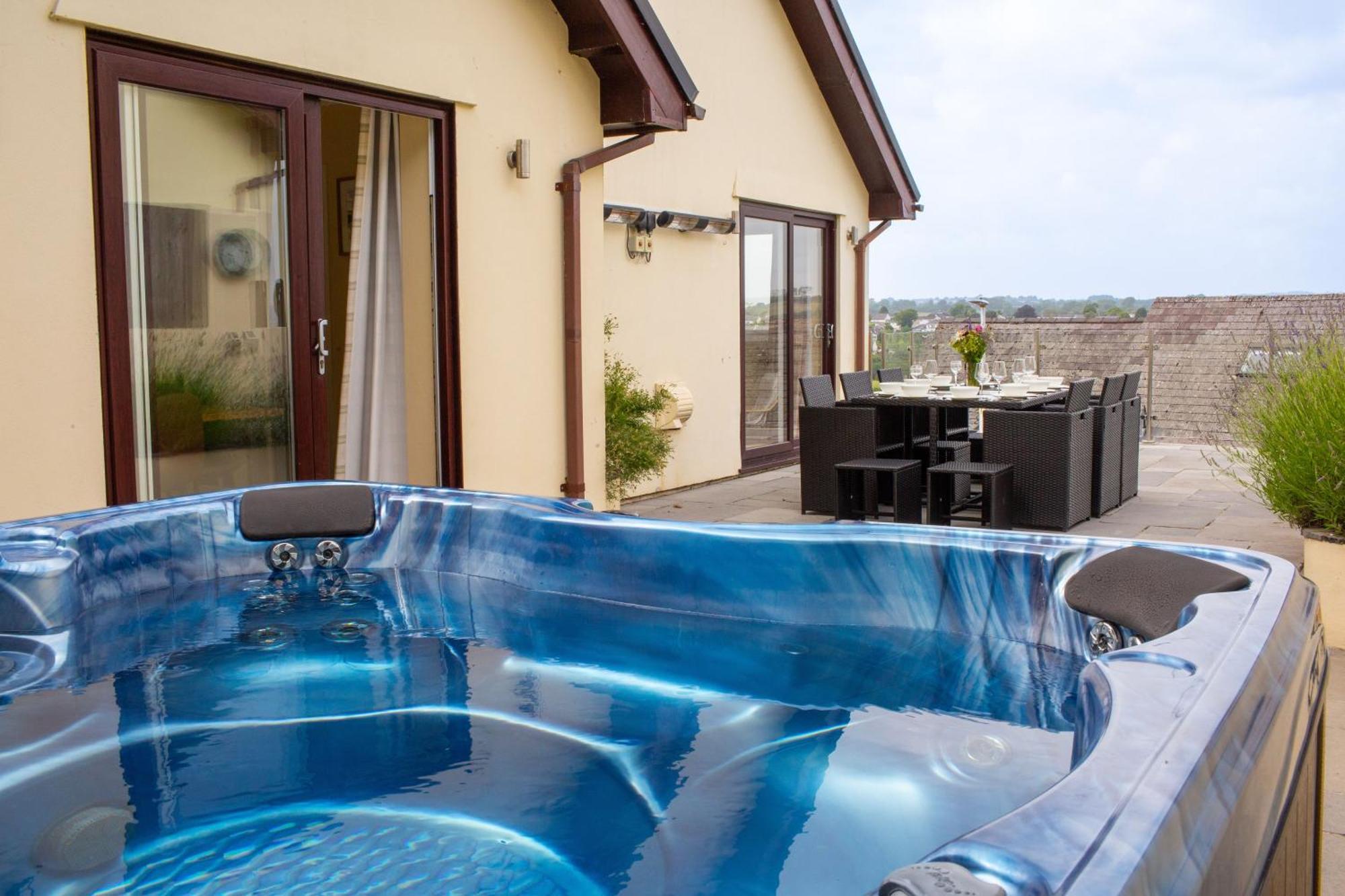 Vila Rooftops - Sea Views Hot Tub Close To Beach Saundersfoot Exteriér fotografie